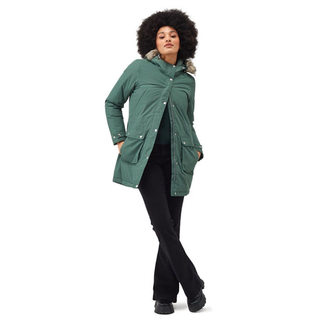 Regatta Women's Voltera Heated Parka Jacket Burnt Copper / X-Small-Burnt Copper / Small-Burnt Copper / Medium-Burnt Copper / Large-Burnt Copper / X-Large #- 53 Degrees North 