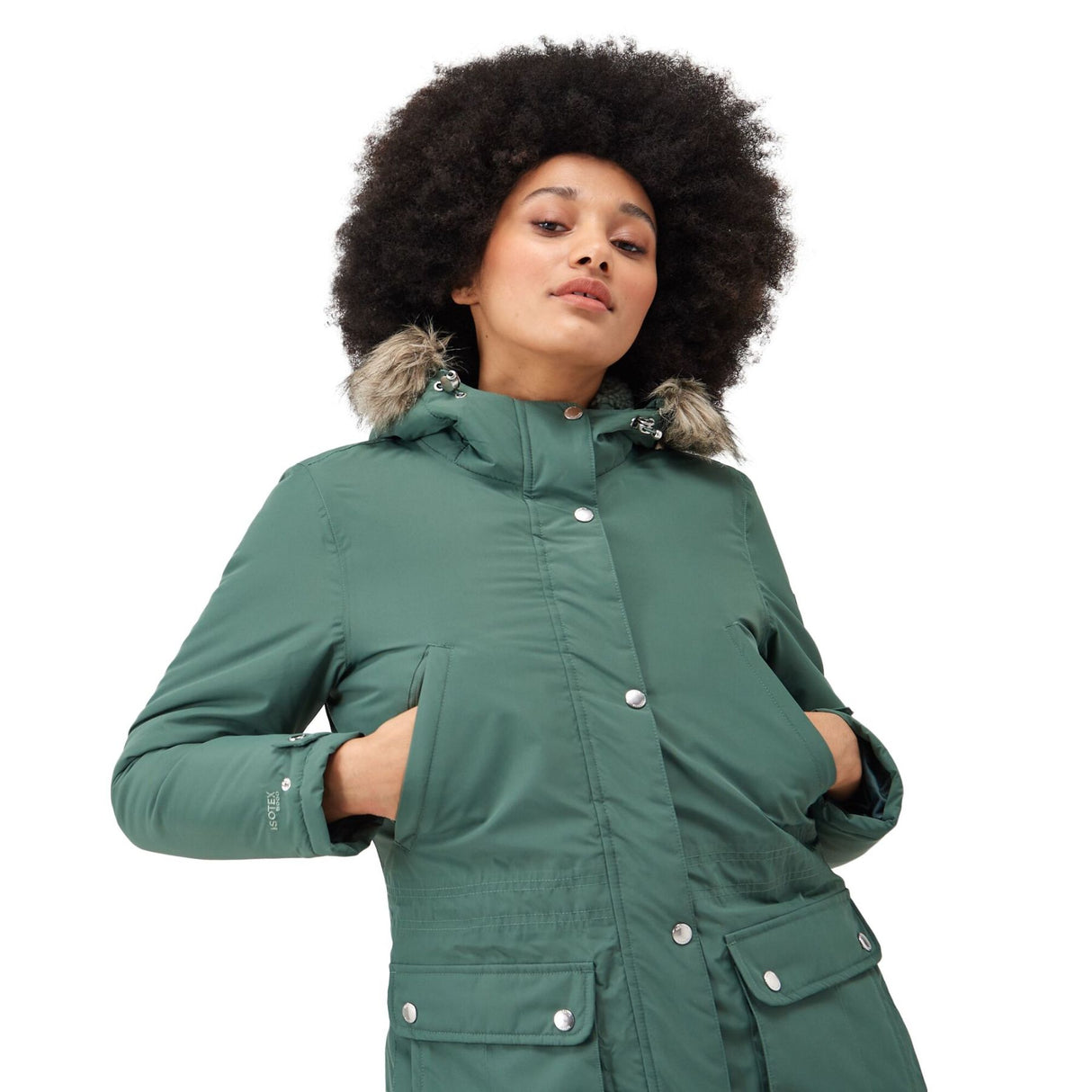 Regatta Women's Voltera Heated Parka Jacket Burnt Copper / X-Small-Burnt Copper / Small-Burnt Copper / Medium-Burnt Copper / Large-Burnt Copper / X-Large #- 53 Degrees North 