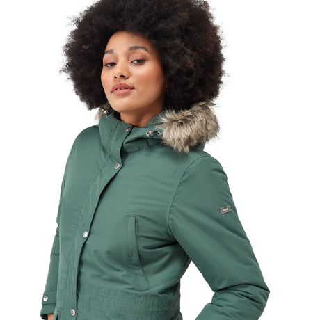 Regatta Women's Voltera Heated Parka Jacket Burnt Copper / X-Small-Burnt Copper / Small-Burnt Copper / Medium-Burnt Copper / Large-Burnt Copper / X-Large #- 53 Degrees North 