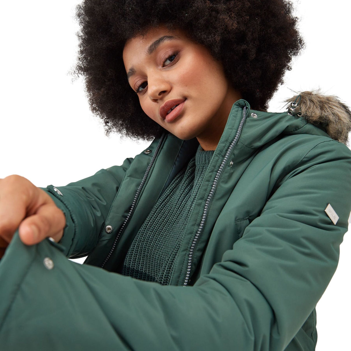 Regatta Women's Voltera Heated Parka Jacket Burnt Copper / X-Small-Burnt Copper / Small-Burnt Copper / Medium-Burnt Copper / Large-Burnt Copper / X-Large #- 53 Degrees North 