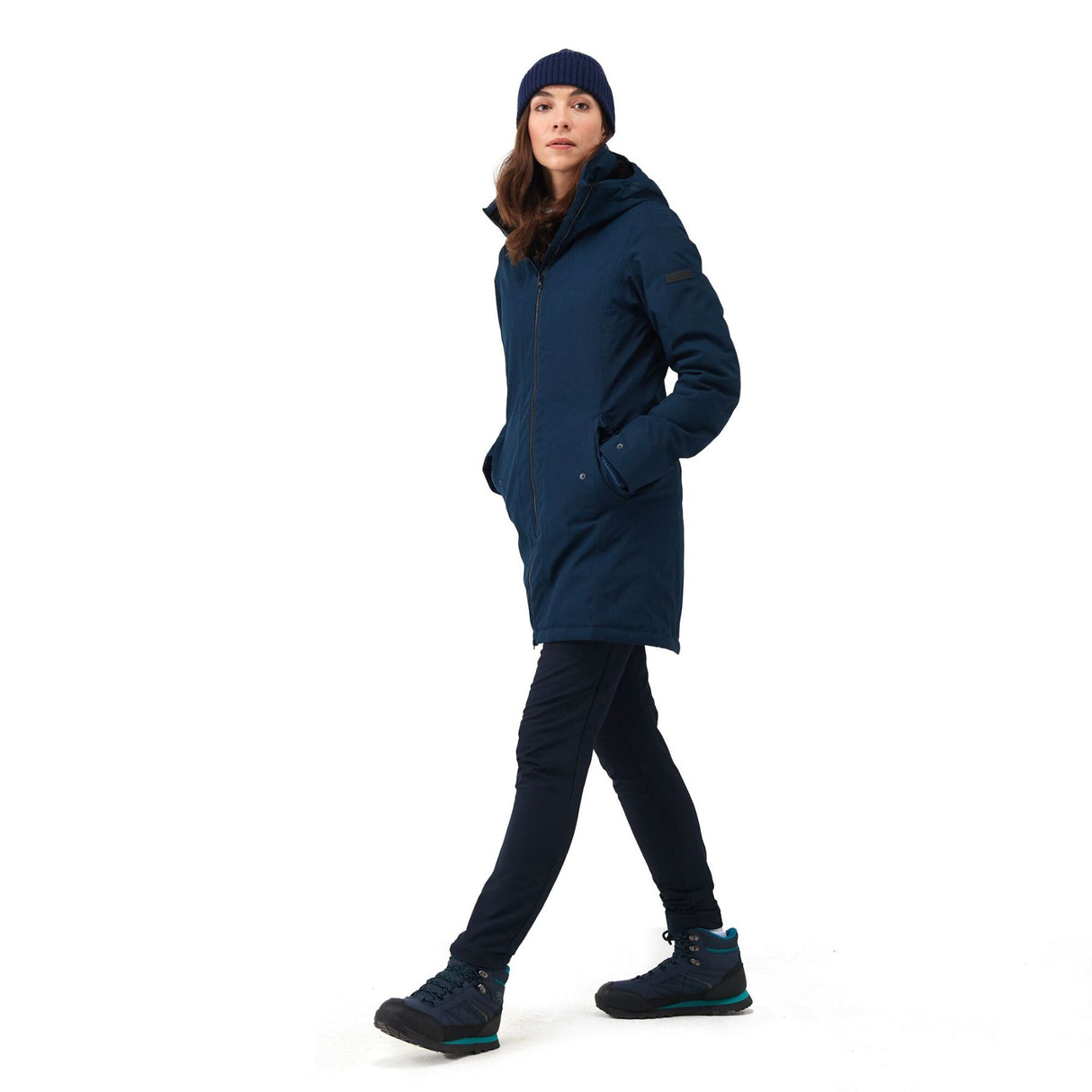 Regatta Women's Voltera Heated IV Jacket Navy / X-Small (UK 8)-Navy / Small (UK 10)-Navy / Medium (UK 12)-Navy / Large (UK 14)-Navy / X-Large (UK 16) #- 53 Degrees North 