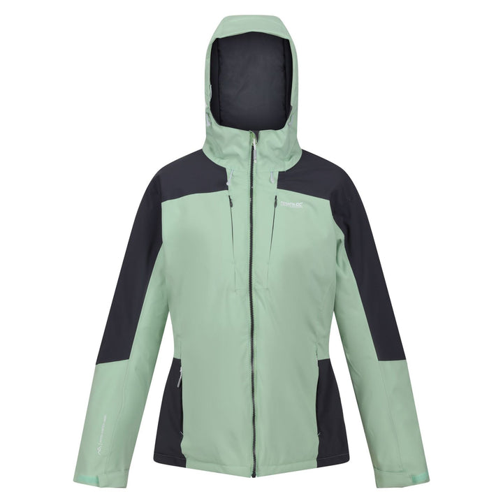 Regatta Women's Highton Stretch Padded Jacket II #color_quiet-green-seal-grey