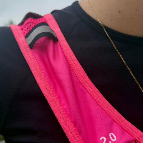 EOS Elite UltraLight 2.0 Running Vest Black-Pink #- 53 Degrees North 