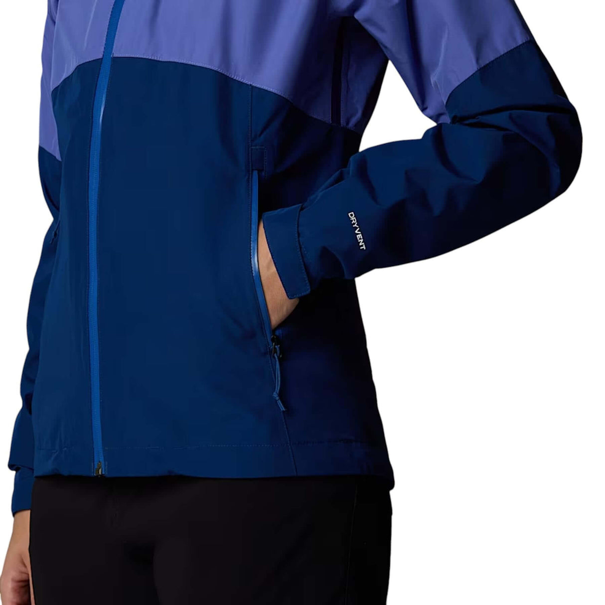 The North Face Women's Diablo Dynamic Zip-In Waterproof Jacket Mushroom Grey/Tawny Quartz / X-Small-Mushroom Grey/Tawny Quartz / Small-Mushroom Grey/Tawny Quartz / Medium-Mushroom Grey/Tawny Quartz / Large-Mushroom Grey/Tawny Quartz / X-Large #- 53 Degrees North 