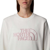 The North Face Women's Drew Peak Light Crew Sweater White Dune/Metal Pink / X-Small-White Dune/Metal Pink / Small-White Dune/Metal Pink / Medium-White Dune/Metal Pink / Large-White Dune/Metal Pink / X-Large #- 53 Degrees North 