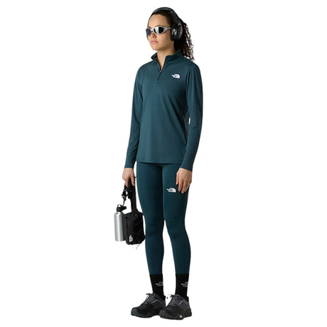 The North Face Women’s Flex Slim 1/4 Zip Long-Sleeve Top TNF Black / X-Small-TNF Black / Small-TNF Black / Medium-TNF Black / Large-TNF Black / X-Large #- 53 Degrees North 