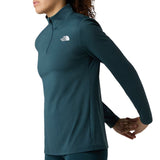 The North Face Women's Flex 1/4 Zip Slim T-Shirt Deep Cypress / X-Small-Deep Cypress / Small-Deep Cypress / Medium-Deep Cypress / Large-Deep Cypress / X-Large #- 53 Degrees North 