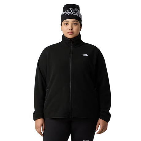 The North Face Women's Plus Glacier Fleece Jacket TNF Black / 1X-TNF Black / 2X-TNF Black / 3X #- 53 Degrees North 