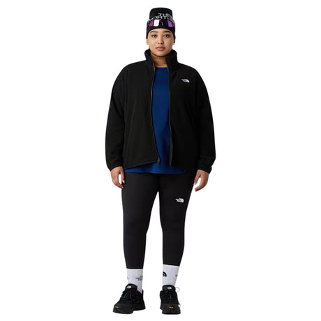 The North Face Women's Plus Glacier Fleece Jacket TNF Black / 1X-TNF Black / 2X-TNF Black / 3X #- 53 Degrees North 