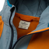 Passenger Men's Woodland 2.0 Hooded Half Zip Recycled Polar Fleece Retro Orange/Tidal Blue / Small-Retro Orange/Tidal Blue / Medium-Retro Orange/Tidal Blue / Large-Retro Orange/Tidal Blue / X-Large #- 53 Degrees North 