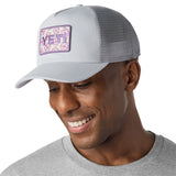 YETI Cherry Blossom Trucker Hat Cherry Blossom/Grey - 53 Degrees North 
