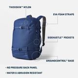 YETI Crossroads Backpack 22L Black-Sandstone Pink-Navy - 53 Degrees North 