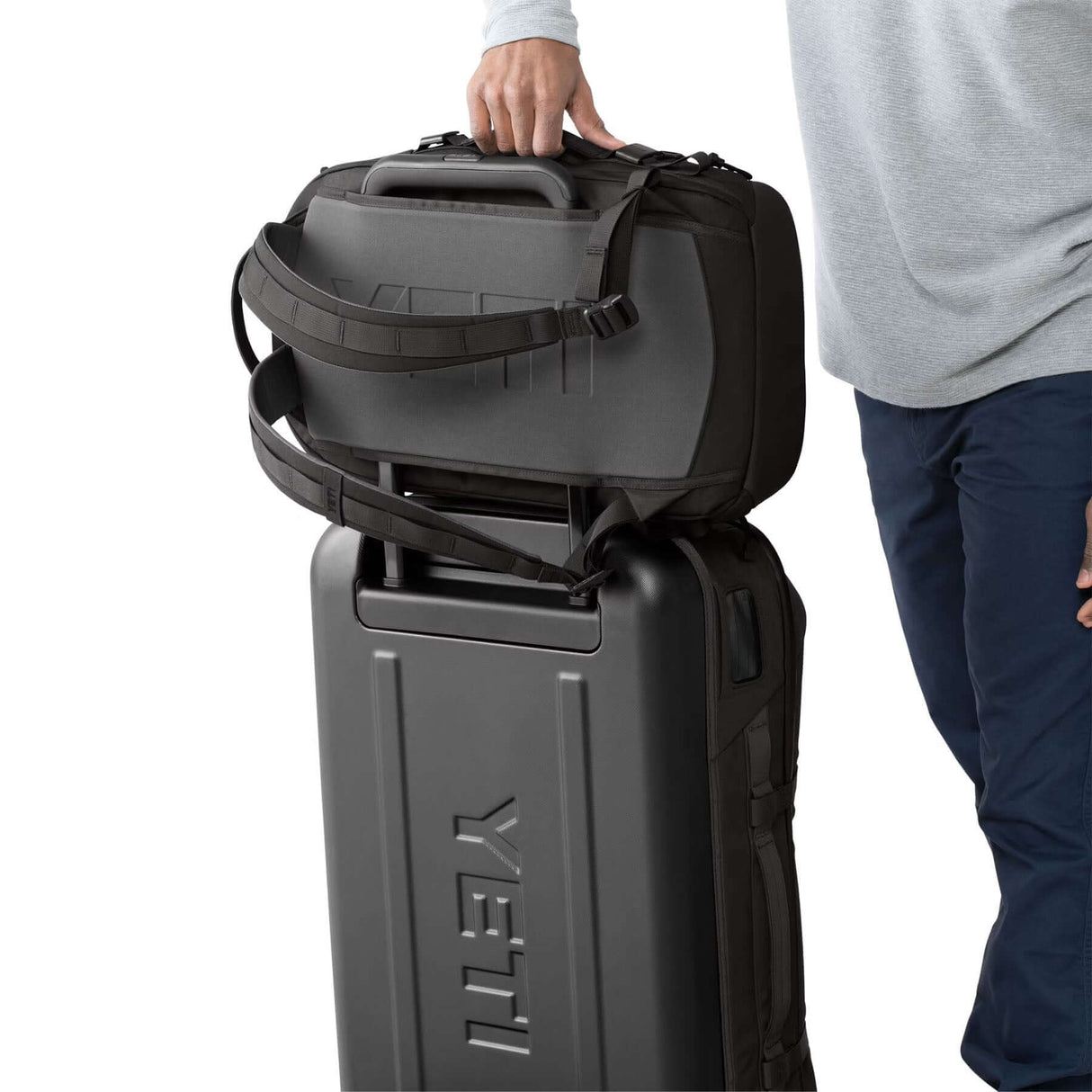 YETI Crossroads Backpack 22L Black-Sandstone Pink-Navy - 53 Degrees North 
