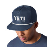 YETI Flat Brim Rope Hat Black-Navy - 53 Degrees North 