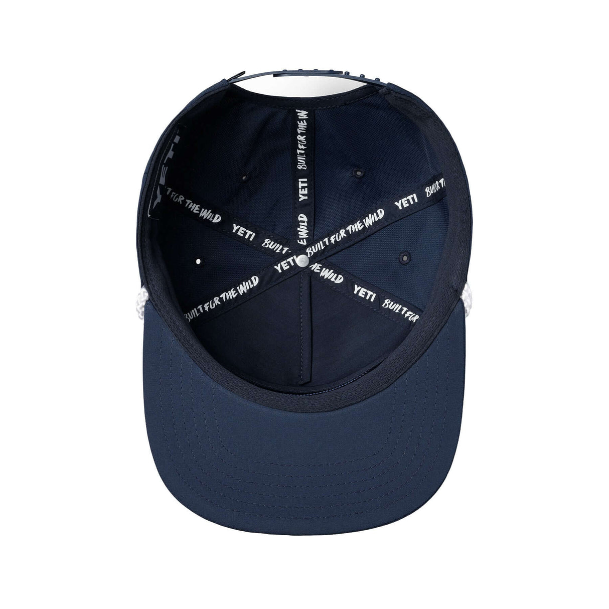 YETI Flat Brim Rope Hat Black-Navy - 53 Degrees North 