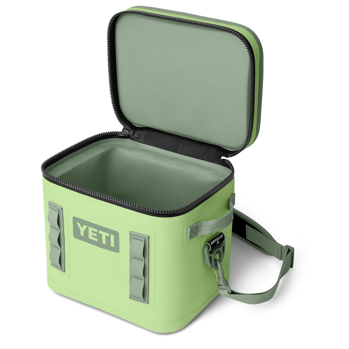 YETI Hopper Flip 12 Soft Cooler Fog Gray/Blue-Ridgeline-Firefly Yellow-Key Lime-Black - 53 Degrees North 