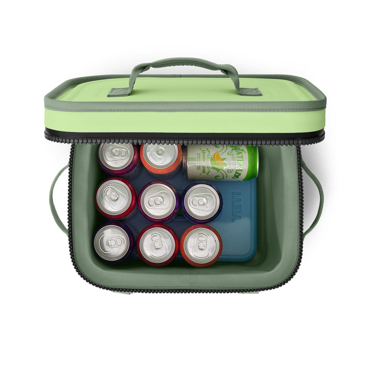 YETI Hopper Flip 12 Soft Cooler Fog Gray/Blue-Ridgeline-Firefly Yellow-Key Lime-Black - 53 Degrees North 