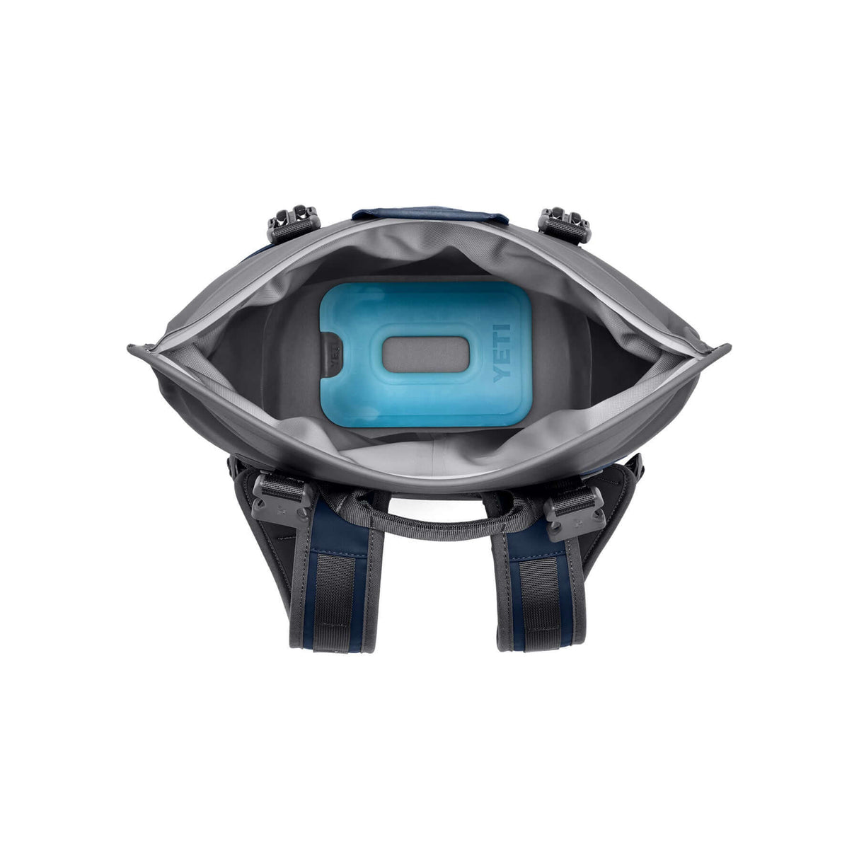 YETI Hopper M12 Backpack Soft Cooler Navy-Black Forest Green-Black - 53 Degrees North 