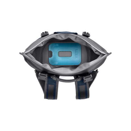 YETI Hopper M12 Backpack Soft Cooler Navy-Black Forest Green-Black - 53 Degrees North 