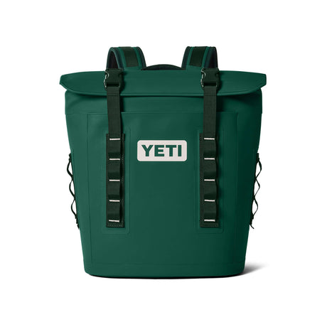 YETI Hopper M12 Backpack Soft Cooler Navy-Black Forest Green-Black - 53 Degrees North 