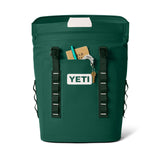 YETI Hopper M12 Backpack Soft Cooler Navy-Black Forest Green-Black - 53 Degrees North 