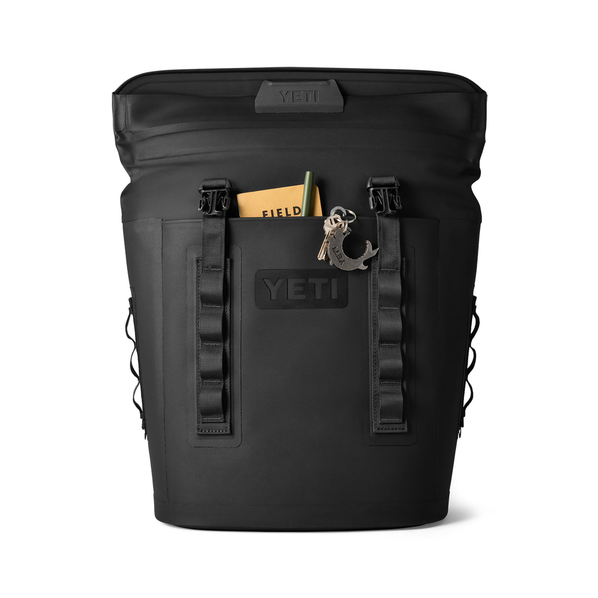 YETI Hopper M12 Backpack Soft Cooler Navy-Black Forest Green-Black - 53 Degrees North 