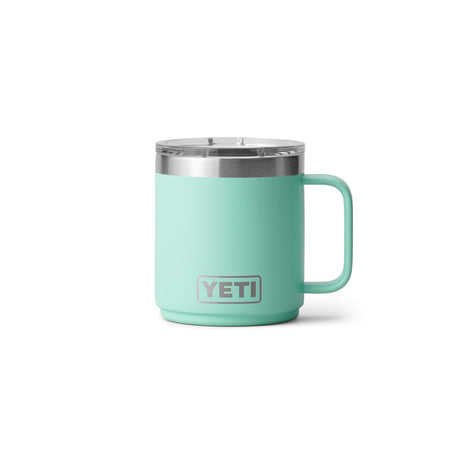 YETI Rambler 10 oz (295 ml) Ceramic Lined Magslider Mug Ridgeline-King Crab Orange-Rescue Red-Seafoam-Black - 53 Degrees North 