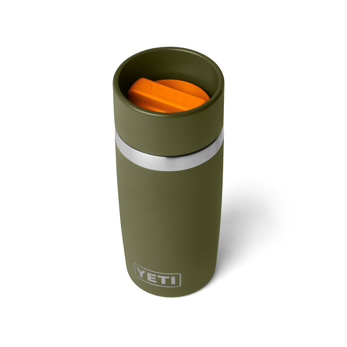 YETI Rambler 12 oz (355 ml) Bottle with HotShot Cap Olive/King Crab Orange - 53 Degrees North