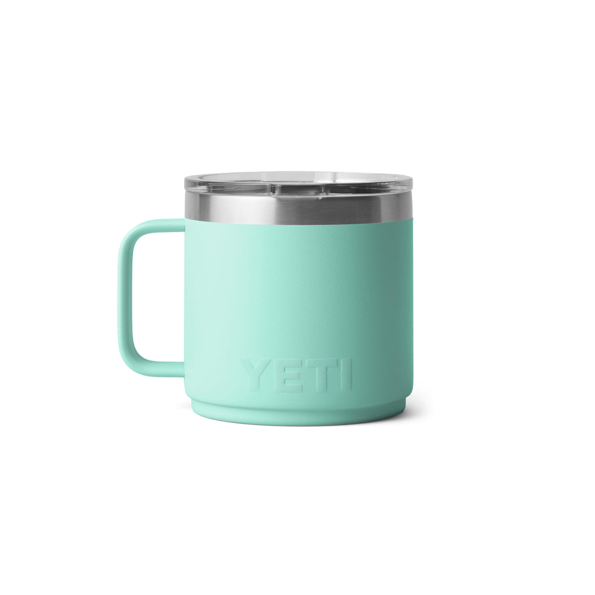 YETI Rambler 14 oz (414 ml) Ceramic Lined Magslider Mug Seafoam-Navy-White-Black-Rescue Red - 53 Degrees North 