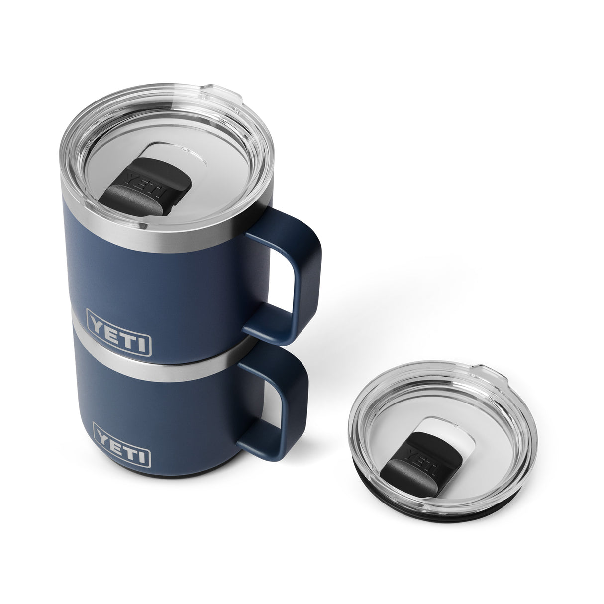 YETI Rambler 14 oz (414 ml) Ceramic Lined Magslider Mug Seafoam-Navy-White-Black-Rescue Red - 53 Degrees North 