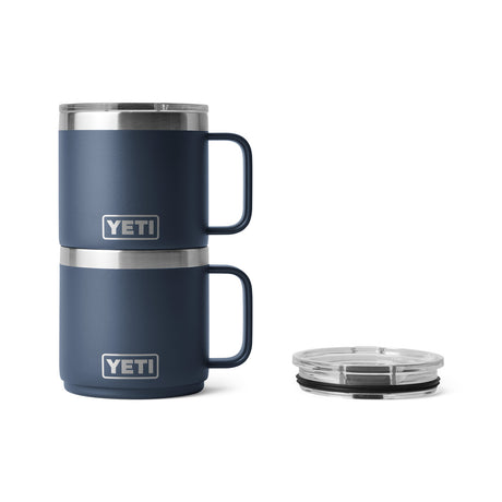 YETI Rambler 14 oz (414 ml) Ceramic Lined Magslider Mug Seafoam-Navy-White-Black-Rescue Red - 53 Degrees North 