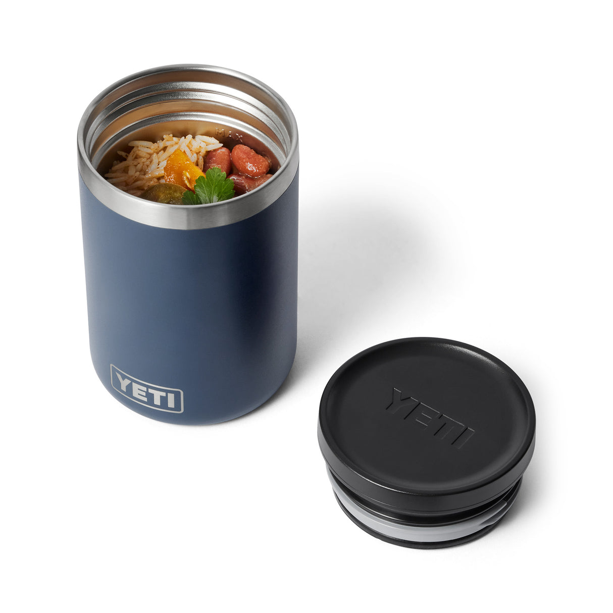 YETI Rambler 16oz (473 ml) Food Jar Black-White-Navy - 53 Degrees North 