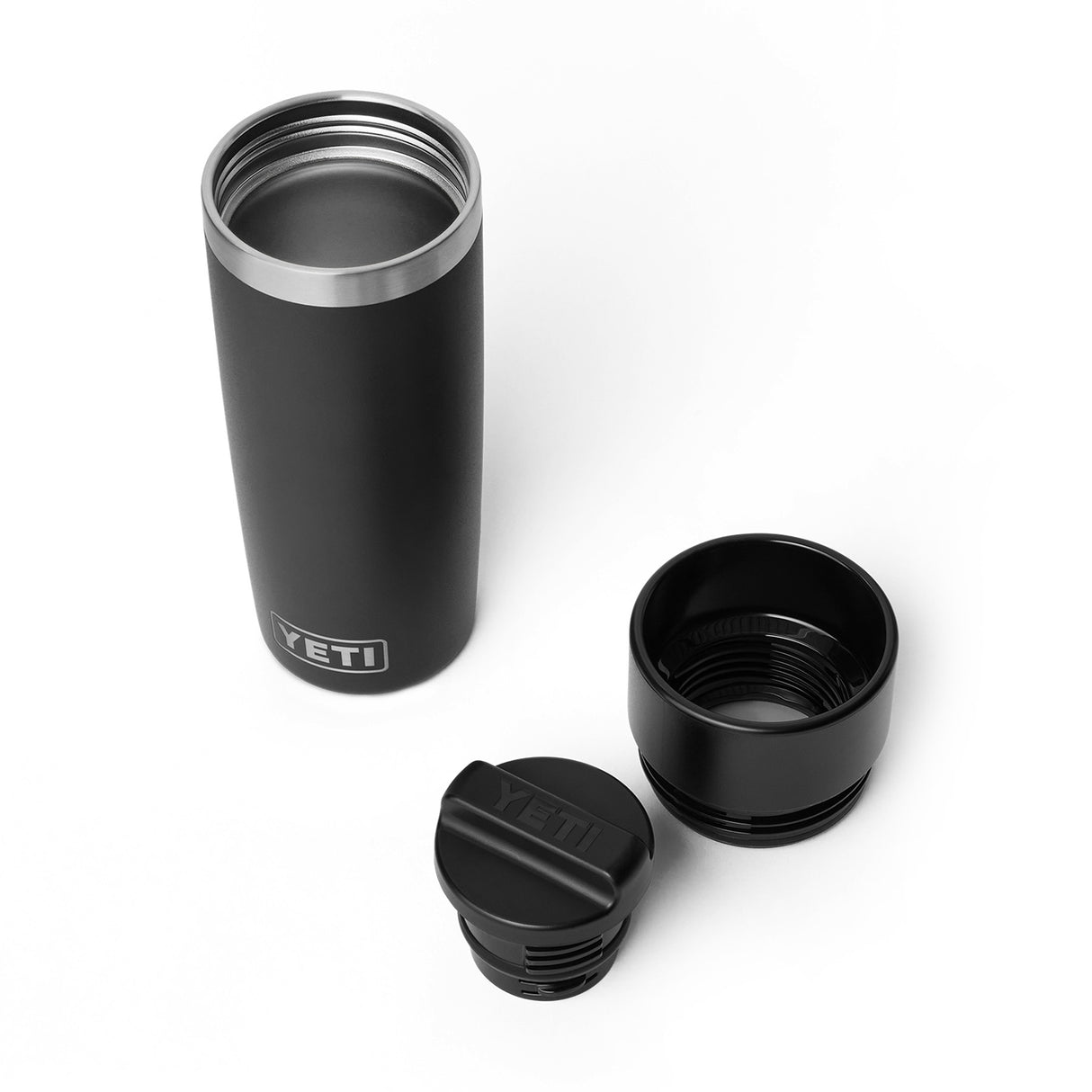 YETI Rambler 16oz (473 ml) Travel Bottle Ridgeline-Black-White-Rescue Red - 53 Degrees North 