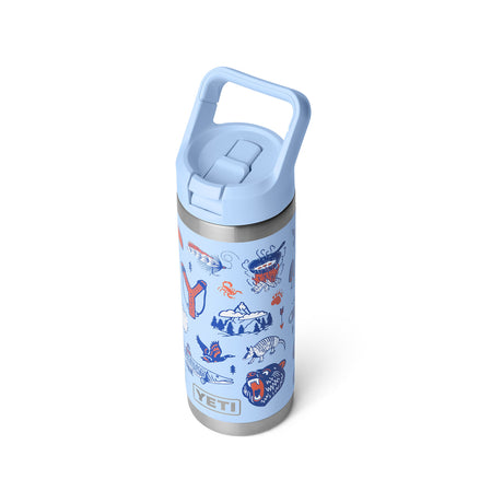 YETI Rambler 18 oz (532 ml) Straw Bottle Big Sky Summer Camp-Cape Taupe Summer Camp-Sea View-Summer Anthem-Red Bull Night Sky Navy - 53 Degrees North 