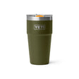 YETI Rambler 20 oz (591 ml) Stackable Cup Olive/King Crab Orange - 53 Degrees North