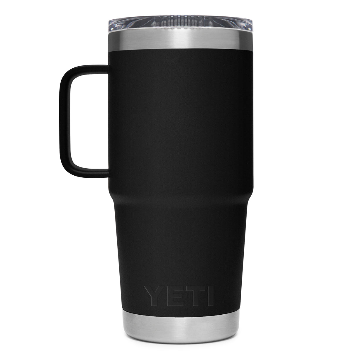 YETI Rambler 20 oz (591 ml) Travel Mug Black-White-Navy - 53 Degrees North 
