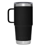 YETI Rambler 20 oz (591 ml) Travel Mug Black-White-Navy - 53 Degrees North 