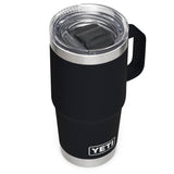 YETI Rambler 20 oz (591 ml) Travel Mug Black-White-Navy - 53 Degrees North 