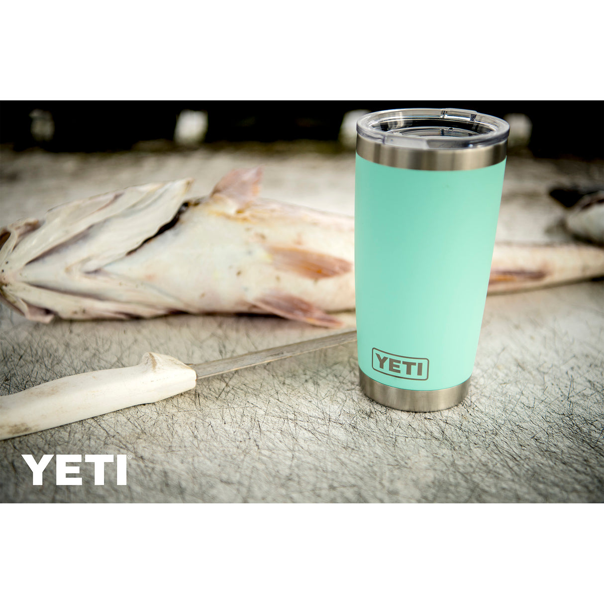 YETI Rambler 20 oz (591 ml) Tumbler Ridgeline-Venom-King Crab Orange-Black-Navy - 53 Degrees North 