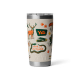 YETI Rambler 20 oz (591 ml) Tumbler Big Sky Summer Camp-Cape Taupe Summer Camp-Sea View-Red Bull Night Sky Navy-Royal Blue - 53 Degrees North 