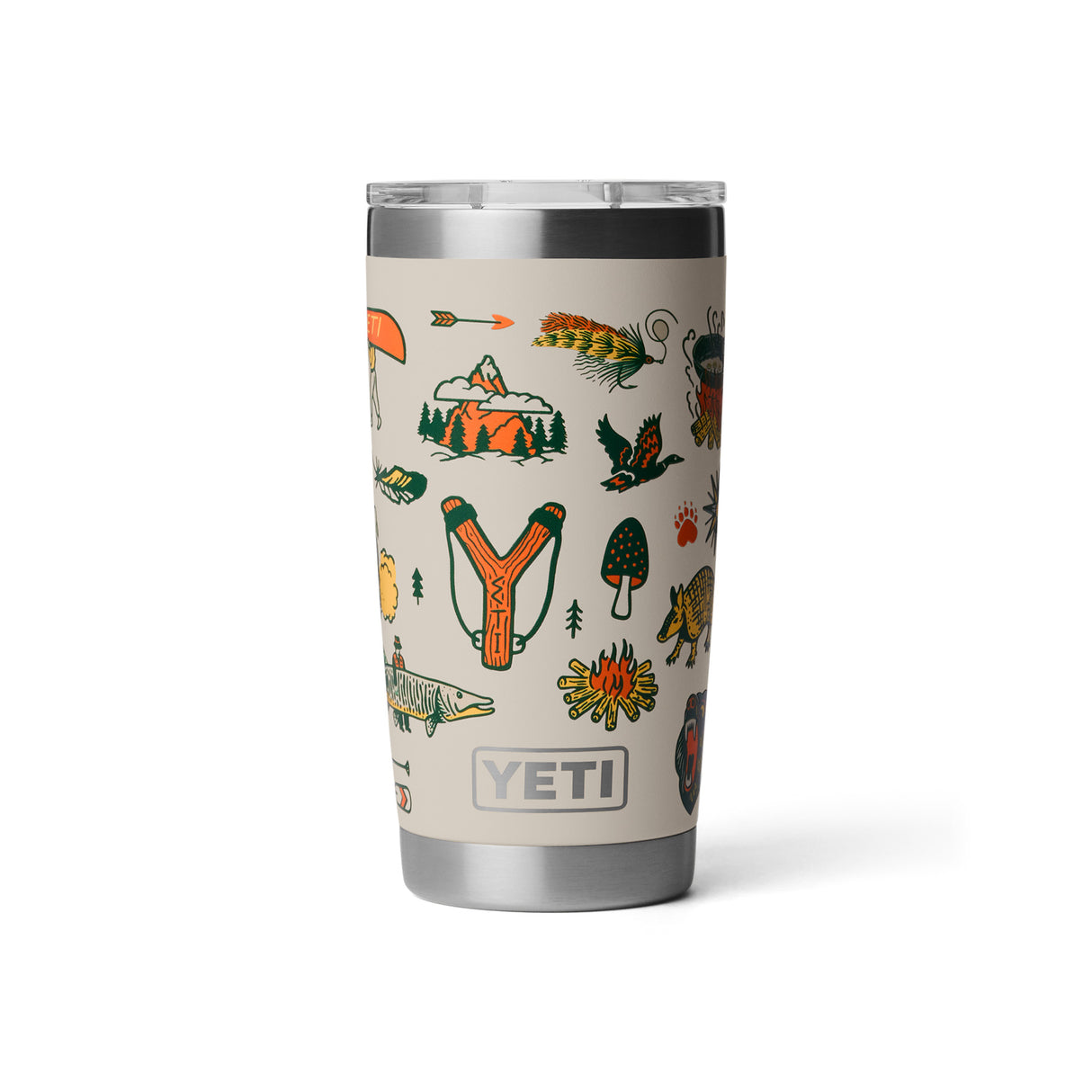 YETI Rambler 20 oz (591 ml) Tumbler Big Sky Summer Camp-Cape Taupe Summer Camp-Sea View-Red Bull Night Sky Navy-Royal Blue - 53 Degrees North 