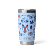 YETI Rambler 20 oz (591 ml) Tumbler Big Sky Summer Camp-Cape Taupe Summer Camp-Sea View-Red Bull Night Sky Navy-Royal Blue - 53 Degrees North 