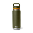 YETI Rambler 26 oz (760 ml) Bottle with Chug Cap Olive/King Crab Orange - 53 Degrees North