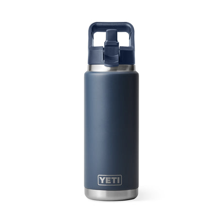 YETI Rambler 26 oz (769 ml) Bottle with Straw Cap Ridgeline-King Crab Orange-Venom-Rescue Red-Navy - 53 Degrees North 