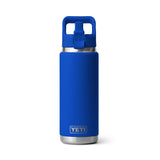 YETI Rambler 26 oz (769 ml) Bottle with Straw Cap Royal Blue-Red Bull Night Sky Navy-King Crab Orange-Venom-Rescue Red - 53 Degrees North 