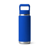 YETI Rambler 26 oz (769 ml) Bottle with Straw Cap Royal Blue-Red Bull Night Sky Navy-King Crab Orange-Venom-Rescue Red - 53 Degrees North 