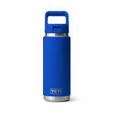 YETI Rambler 26 oz (769 ml) Bottle with Straw Cap Royal Blue-Red Bull Night Sky Navy-King Crab Orange-Venom-Rescue Red - 53 Degrees North 