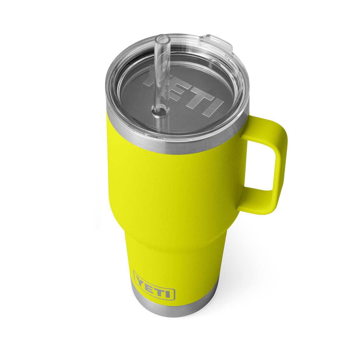 YETI Rambler 35 oz (994 ml) Mug with Straw Lid Ridgeline-Moon Dust-Tropical Pink-Firefly Yellow-Lowcountry Peach - 53 Degrees North 