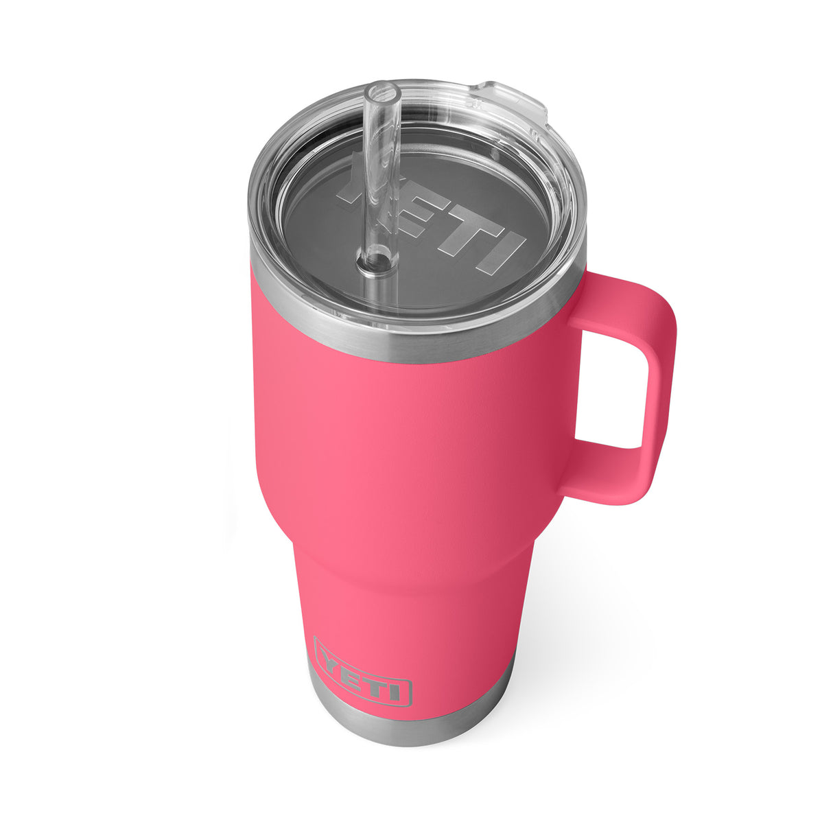 YETI Rambler 35 oz (994 ml) Mug with Straw Lid Ridgeline-Moon Dust-Tropical Pink-Firefly Yellow-Lowcountry Peach - 53 Degrees North 