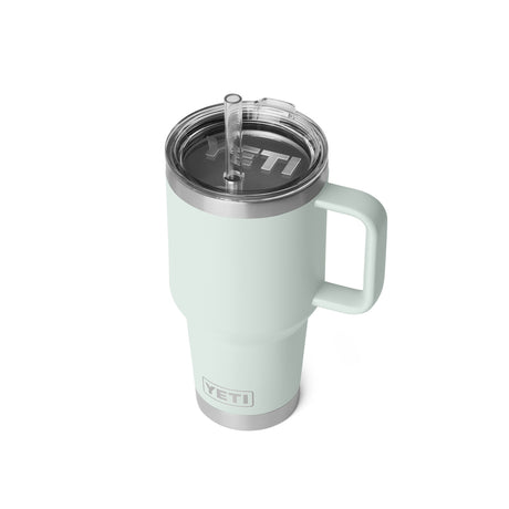 YETI Rambler 35 oz (994 ml) Mug with Straw Lid Ridgeline-Moon Dust-Tropical Pink-Firefly Yellow-Lowcountry Peach - 53 Degrees North 